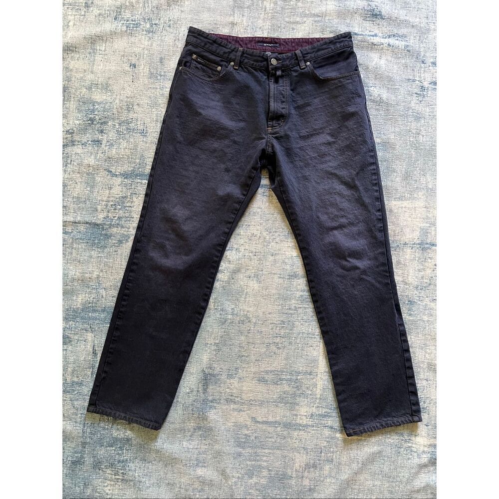 Gant Dark Blue Wash Jason Normal Waist Regular Fit Jeans 36 x 32